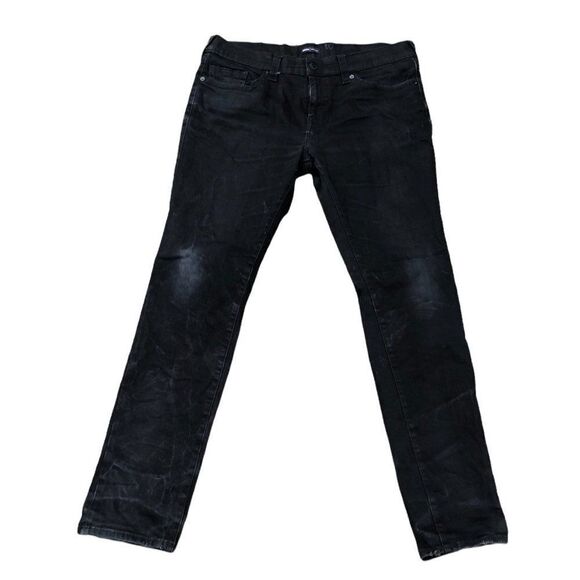 TRUE religion jeans size 38 ROCCO relaxed skinny black - Picture 3 of 10